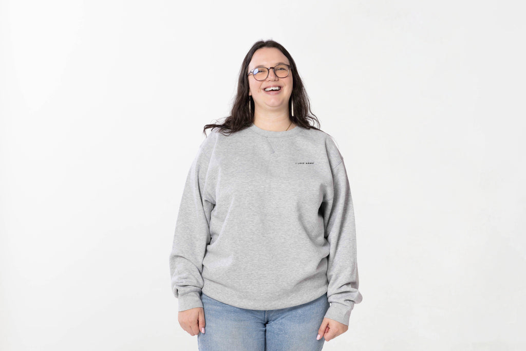 I LOVE HĀNGĪ CREWNECK.