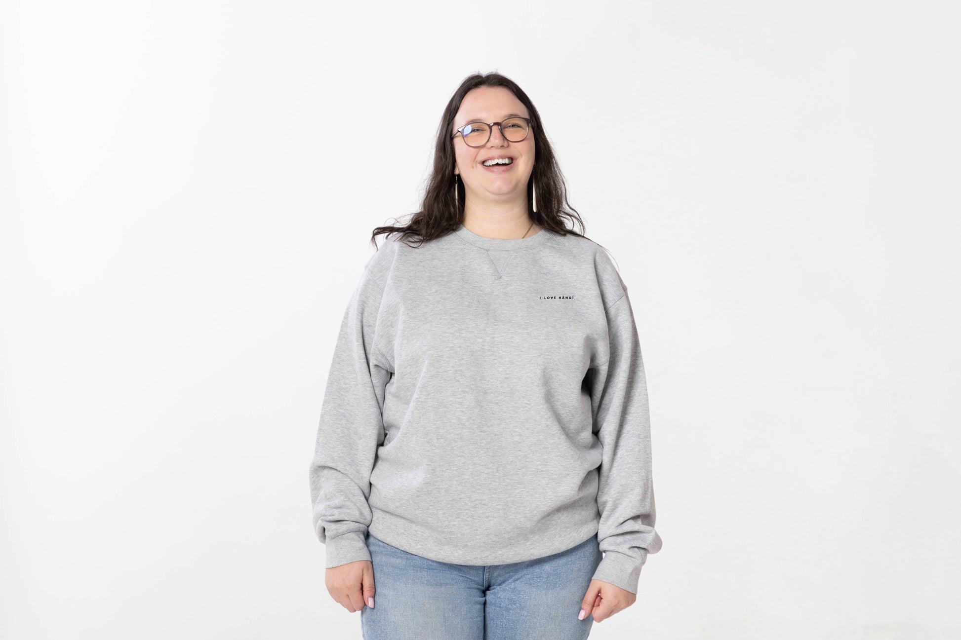 I LOVE HĀNGĪ CREWNECK.