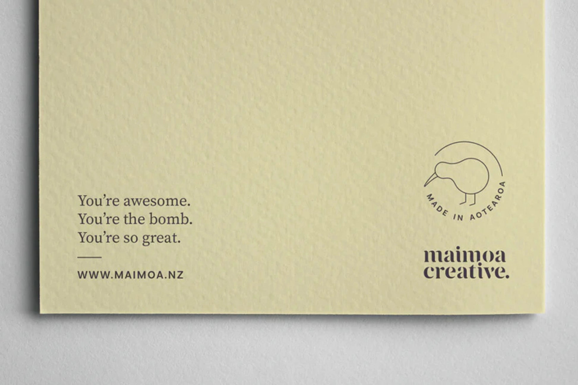 You're awesome greeting card