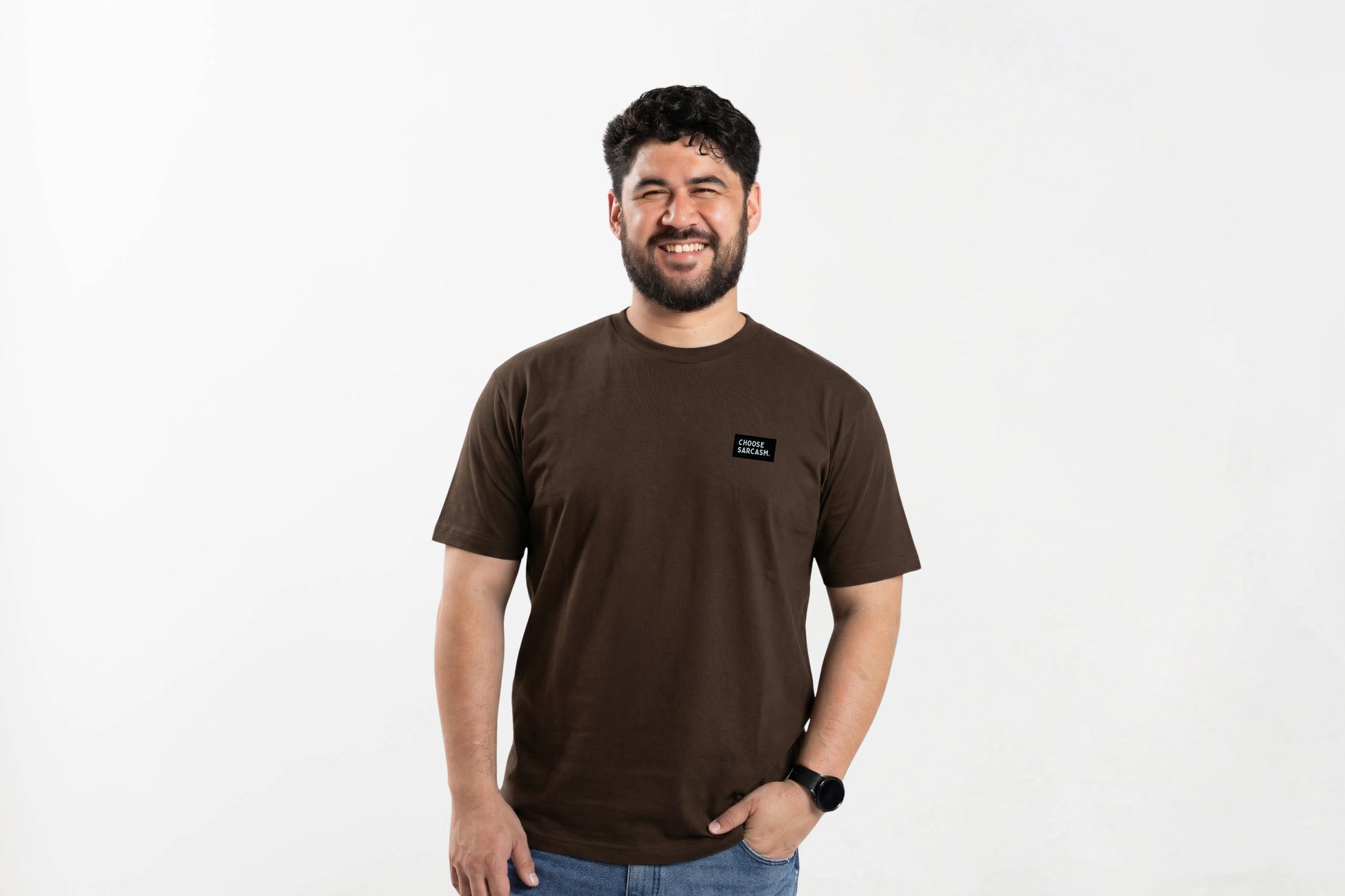 BOX TEE WITH PATCH.