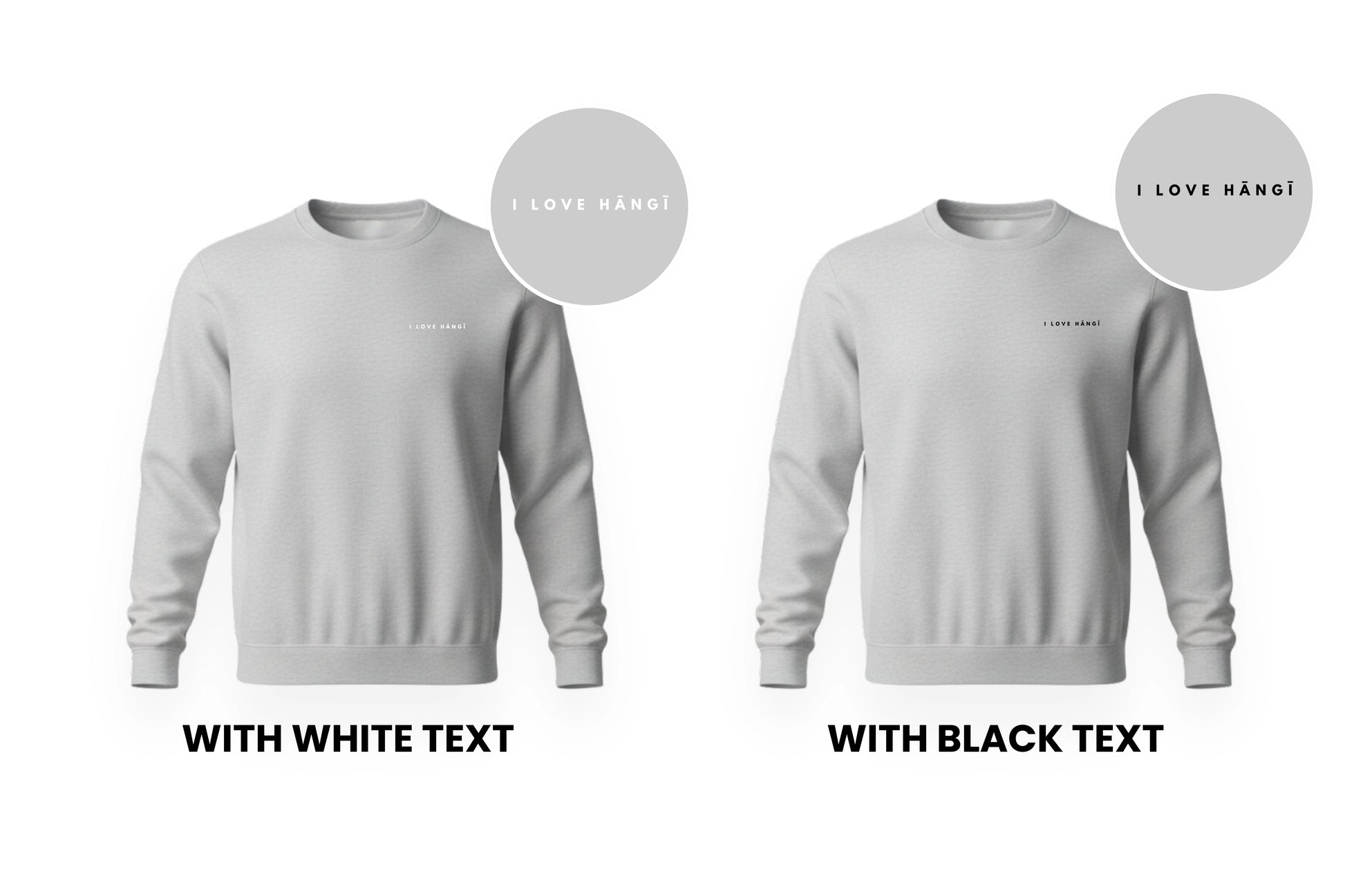 I LOVE HĀNGĪ CREWNECK.