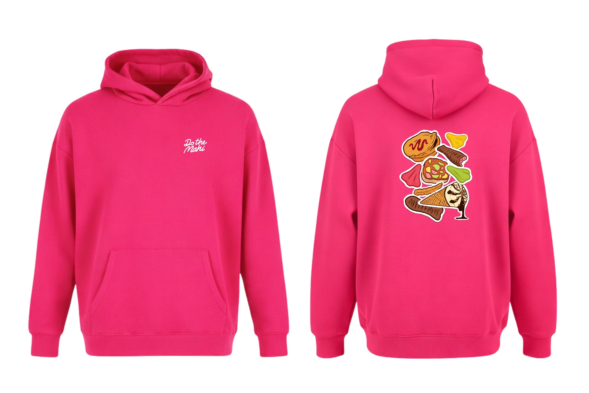 TAYLOR'S SHOCKING PINK HOODIE.