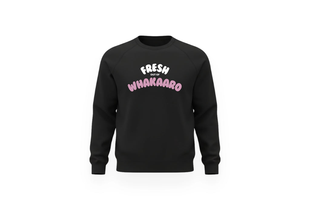 FRESH OUT OF WHAKAARO CREWNECK.
