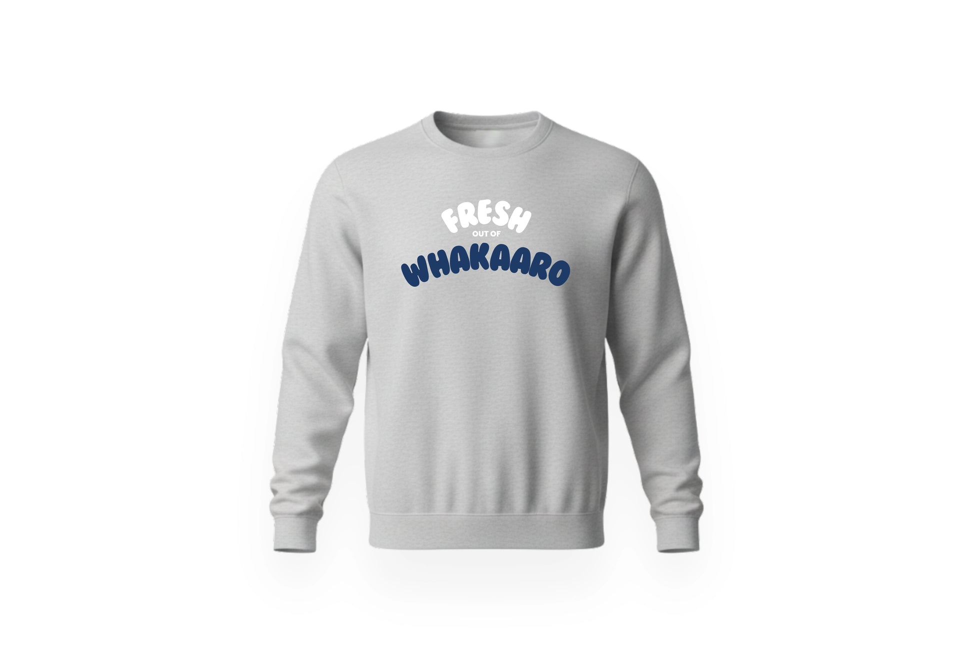 FRESH OUT OF WHAKAARO CREWNECK.