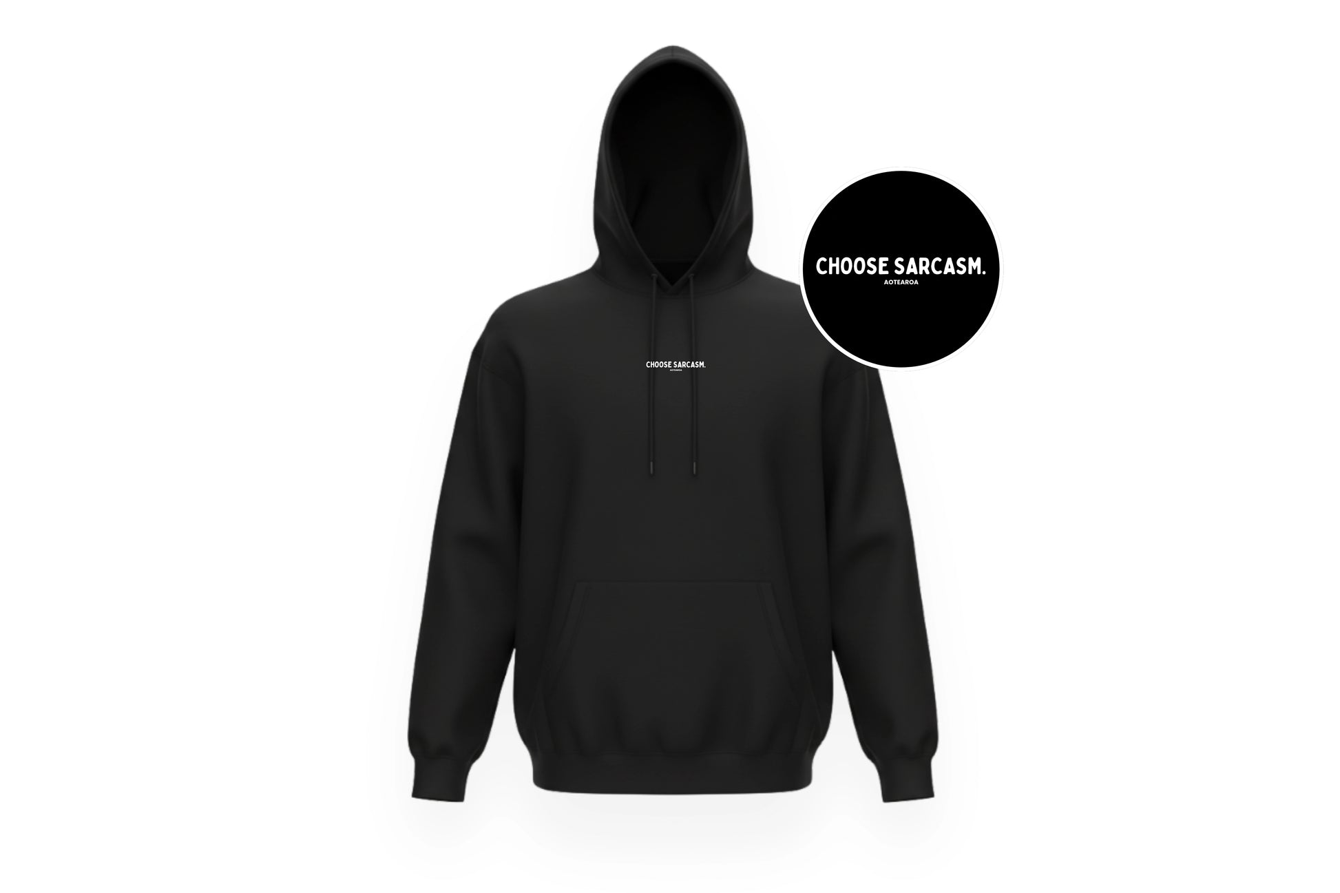 HINT OF SARCASM HOODIE.