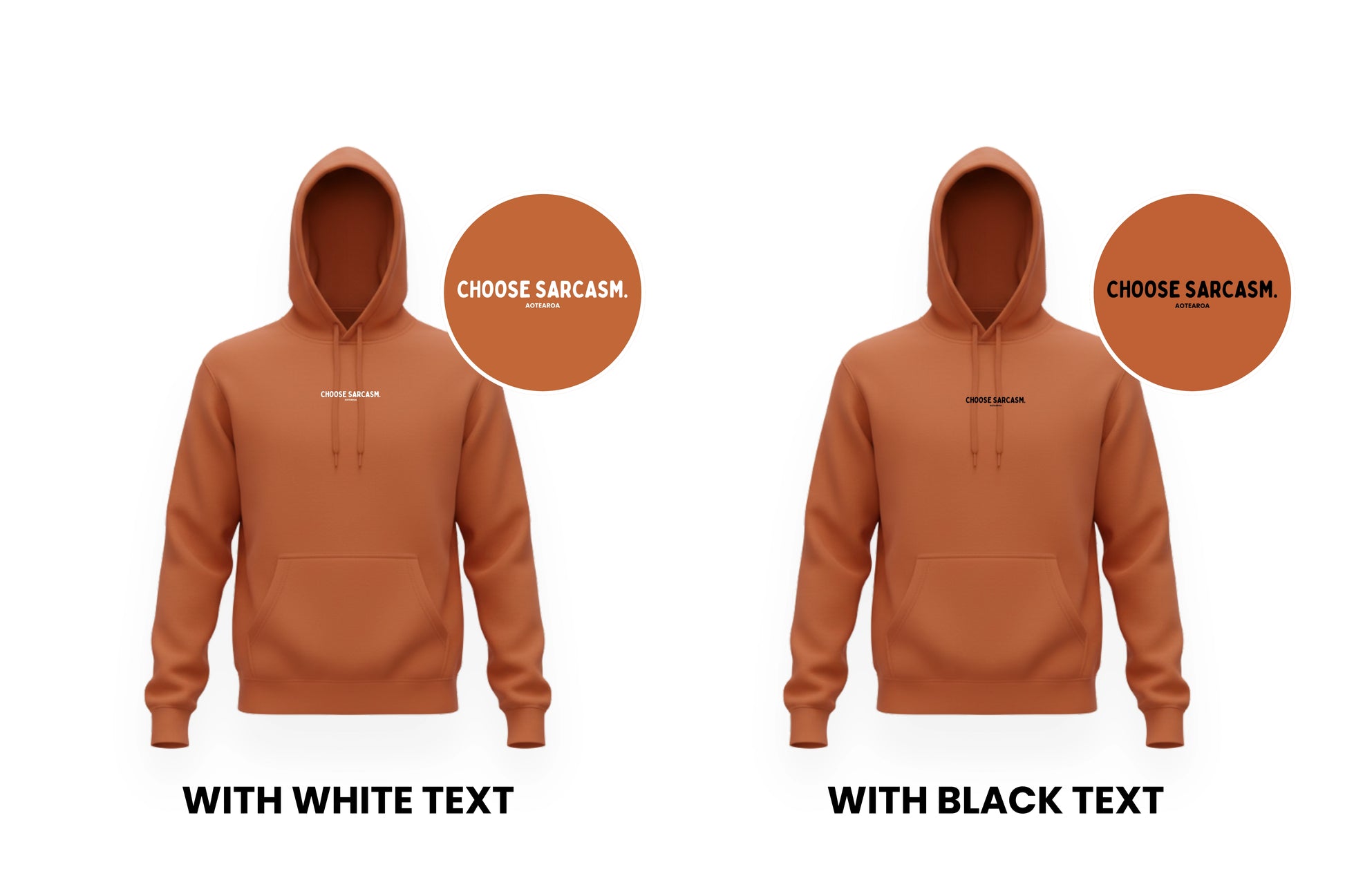 HINT OF SARCASM HOODIE.