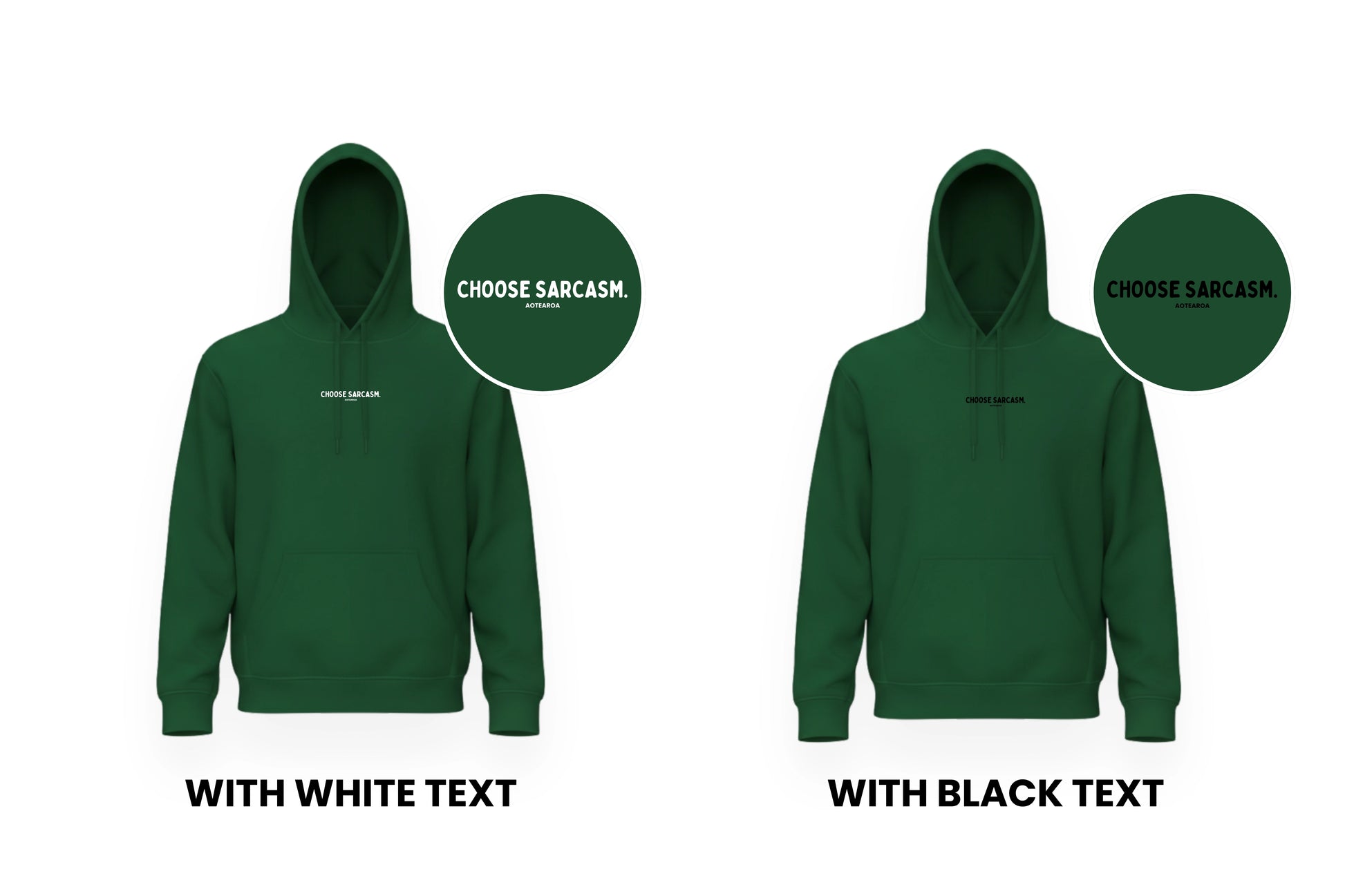 HINT OF SARCASM HOODIE.