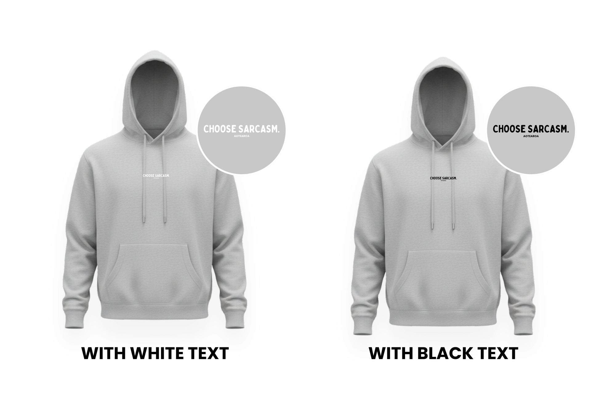 HINT OF SARCASM HOODIE.