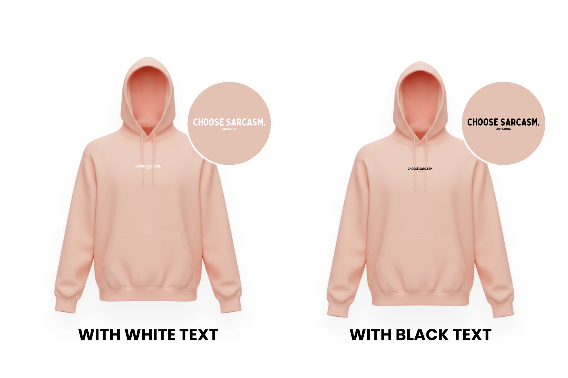 HINT OF SARCASM HOODIE.