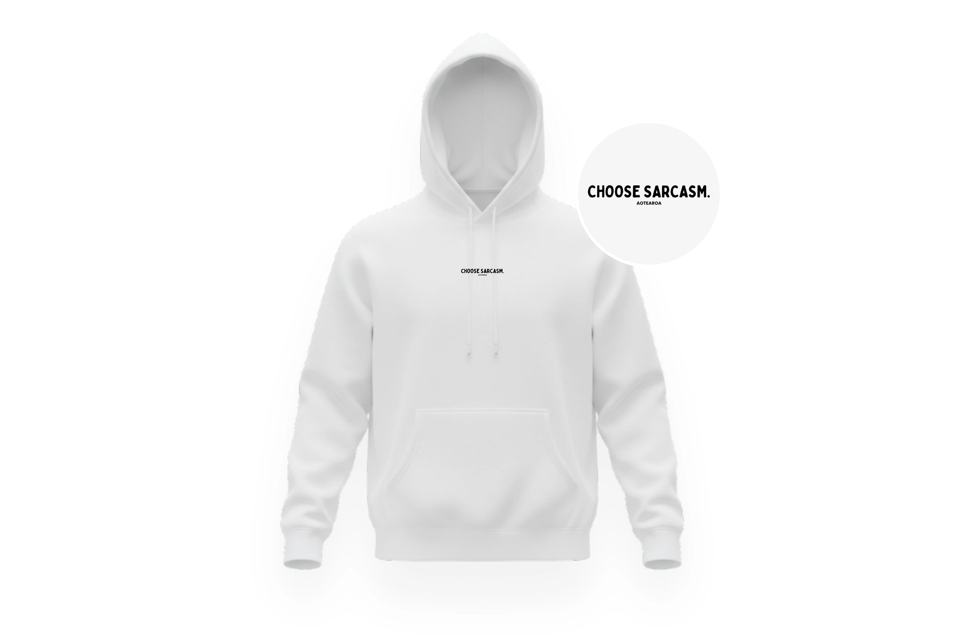 HINT OF SARCASM HOODIE.