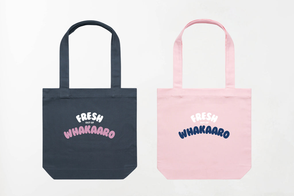 FRESH OUT OF WHAKAARO TOTE BAG.