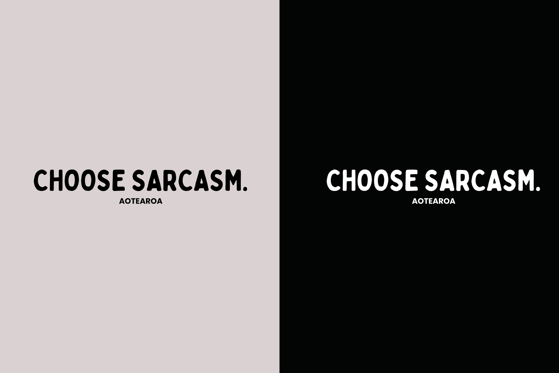 HINT OF SARCASM ZIP HOODIE.