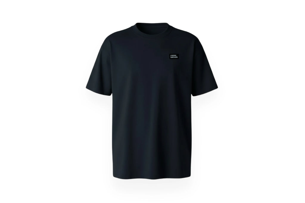 BOX TEE WITH PATCH.